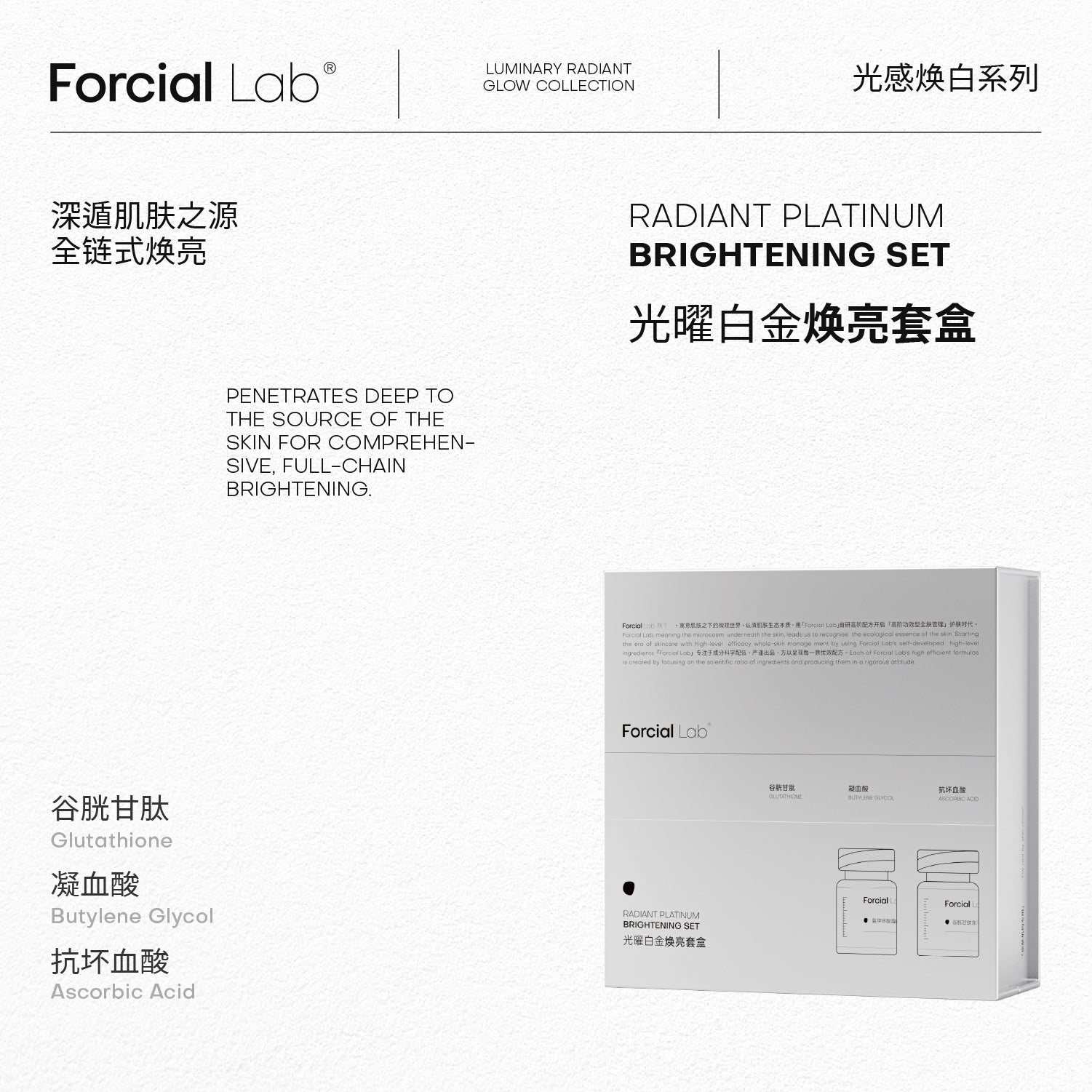 RADIANT PLATINUM BRIGHTENING SET